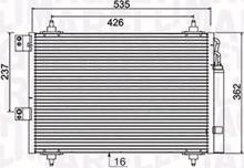 Magneti Marelli 350203936000 - Kondenzator, klima-Uređaj www.molydon.hr