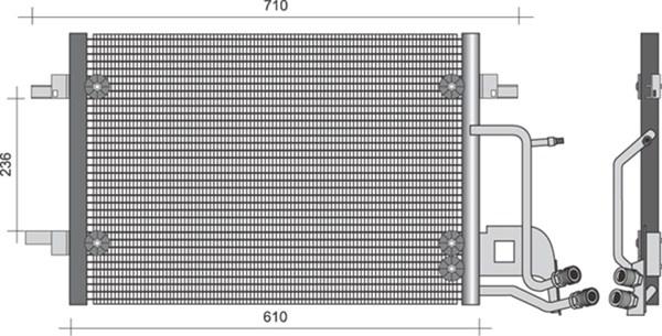 Magneti Marelli 350203492000 - Kondenzator, klima-Uređaj www.molydon.hr