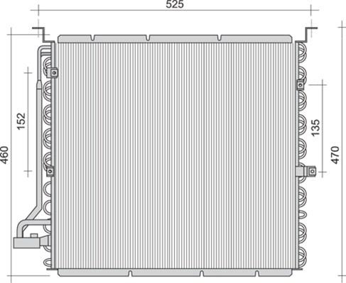 Magneti Marelli 350203455000 - Kondenzator, klima-Uređaj www.molydon.hr