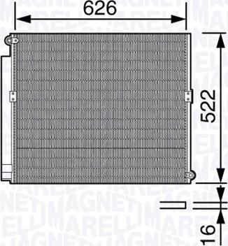 Magneti Marelli 350203684000 - Kondenzator, klima-Uređaj www.molydon.hr