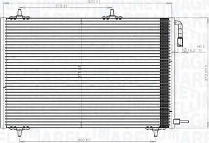 Magneti Marelli 350203816000 - Kondenzator, klima-Uređaj www.molydon.hr