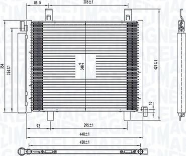 Magneti Marelli 350203836000 - Kondenzator, klima-Uređaj www.molydon.hr