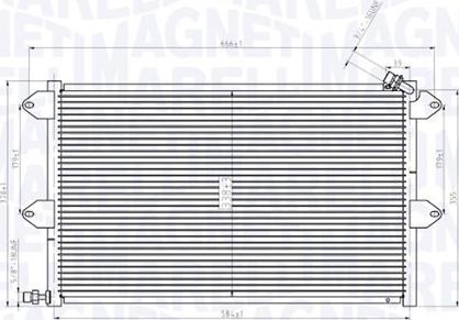 Magneti Marelli 350203831000 - Kondenzator, klima-Uređaj www.molydon.hr