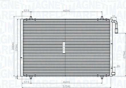 Magneti Marelli 350203825000 - Kondenzator, klima-Uređaj www.molydon.hr