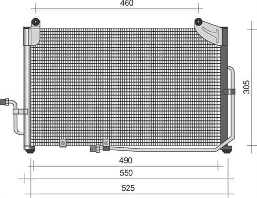 Magneti Marelli 350203363000 - Kondenzator, klima-Uređaj www.molydon.hr