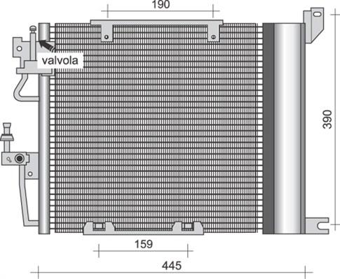 Magneti Marelli 350203256000 - Kondenzator, klima-Uređaj www.molydon.hr