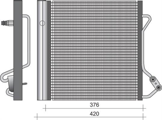 Magneti Marelli 350203264000 - Kondenzator, klima-Uređaj www.molydon.hr