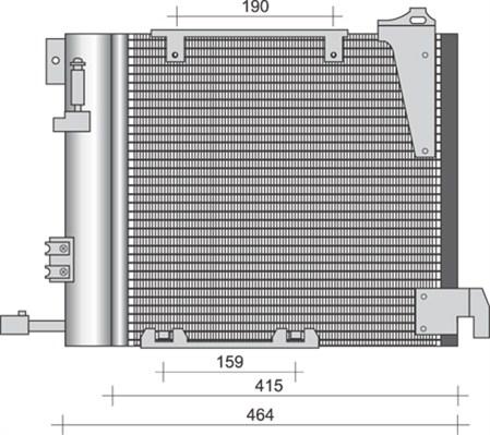 Magneti Marelli 350203263000 - Kondenzator, klima-Uređaj www.molydon.hr