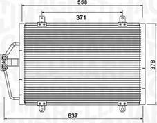 Magneti Marelli 350203784000 - Kondenzator, klima-Uređaj www.molydon.hr