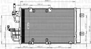 Magneti Marelli 350203771000 - Kondenzator, klima-Uređaj www.molydon.hr