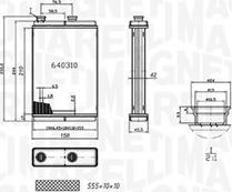 Magneti Marelli 350218065000 - Izmjenjivač topline, grijanje unutrasnjeg prostora www.molydon.hr