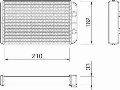 Magneti Marelli 350218074000 - Izmjenjivač topline, grijanje unutrasnjeg prostora www.molydon.hr