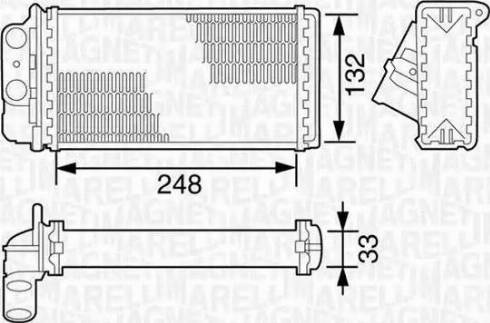 Magneti Marelli 350218076000 - Izmjenjivač topline, grijanje unutrasnjeg prostora www.molydon.hr