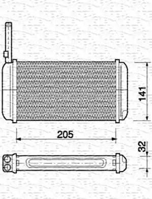 Magneti Marelli 350218156000 - Izmjenjivač topline, grijanje unutrasnjeg prostora www.molydon.hr