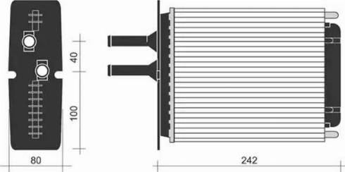 Magneti Marelli 350218255000 - Izmjenjivač topline, grijanje unutrasnjeg prostora www.molydon.hr