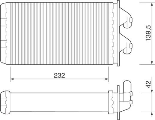 Magneti Marelli 350218213000 - Izmjenjivač topline, grijanje unutrasnjeg prostora www.molydon.hr