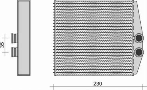 Magneti Marelli 350218283000 - Izmjenjivač topline, grijanje unutrasnjeg prostora www.molydon.hr