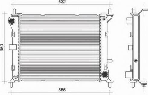 Magneti Marelli 350213946000 - Hladnjak, hladjenje motora www.molydon.hr