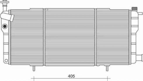 Magneti Marelli 350213984000 - Hladnjak, hladjenje motora www.molydon.hr