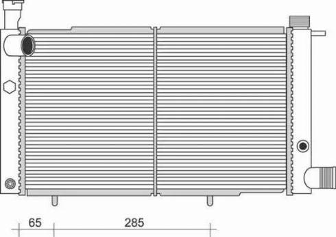 Magneti Marelli 350213982000 - Hladnjak, hladjenje motora www.molydon.hr