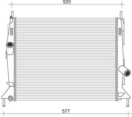 Magneti Marelli 350213921000 - Hladnjak, hladjenje motora www.molydon.hr