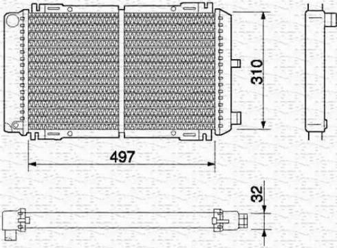 Magneti Marelli 350213460000 - Hladnjak, hladjenje motora www.molydon.hr