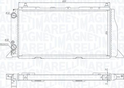 Magneti Marelli 350213406000 - Hladnjak, hladjenje motora www.molydon.hr