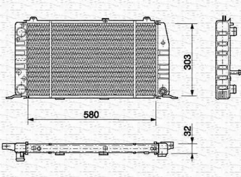 Magneti Marelli 350213401000 - Hladnjak, hladjenje motora www.molydon.hr