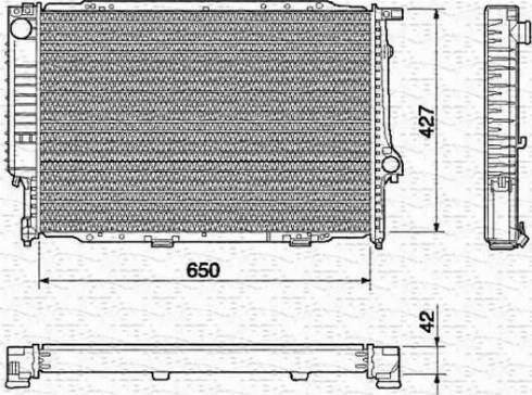 Magneti Marelli 350213434000 - Hladnjak, hladjenje motora www.molydon.hr