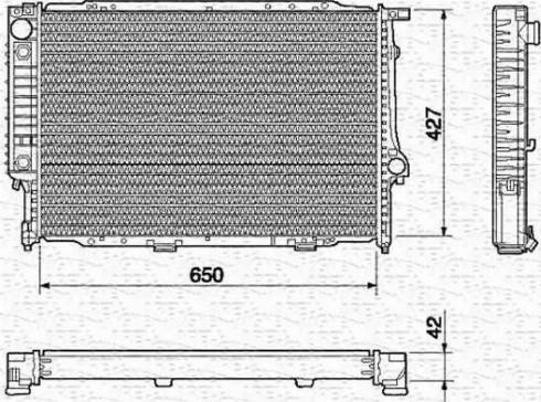 Magneti Marelli 350213435000 - Hladnjak, hladjenje motora www.molydon.hr