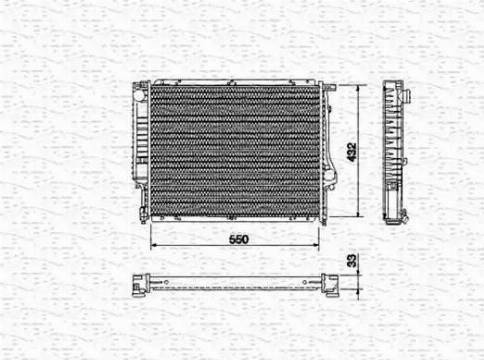 Magneti Marelli 350213431000 - Hladnjak, hladjenje motora www.molydon.hr