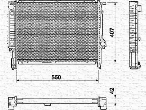 Magneti Marelli 350213433000 - Hladnjak, hladjenje motora www.molydon.hr