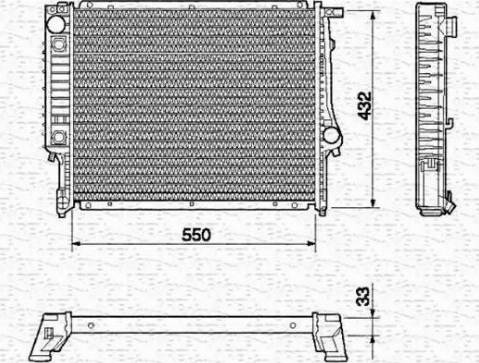 Magneti Marelli 350213420000 - Hladnjak, hladjenje motora www.molydon.hr