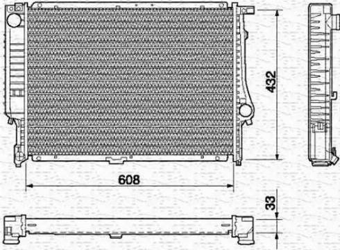 Magneti Marelli 350213421000 - Hladnjak, hladjenje motora www.molydon.hr