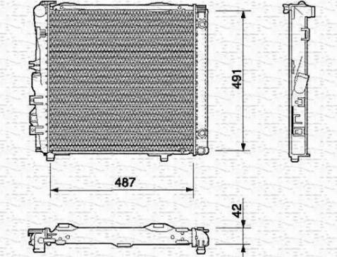 Magneti Marelli 350213540000 - Hladnjak, hladjenje motora www.molydon.hr