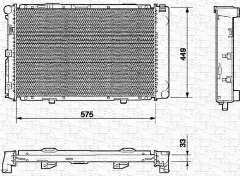 Magneti Marelli 350213543000 - Hladnjak, hladjenje motora www.molydon.hr