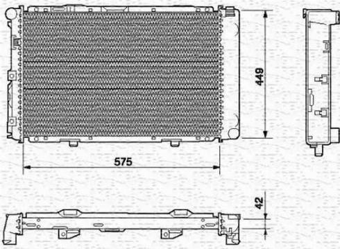 Magneti Marelli 350213542000 - Hladnjak, hladjenje motora www.molydon.hr