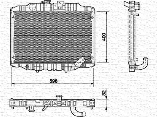 Magneti Marelli 350213550000 - Hladnjak, hladjenje motora www.molydon.hr