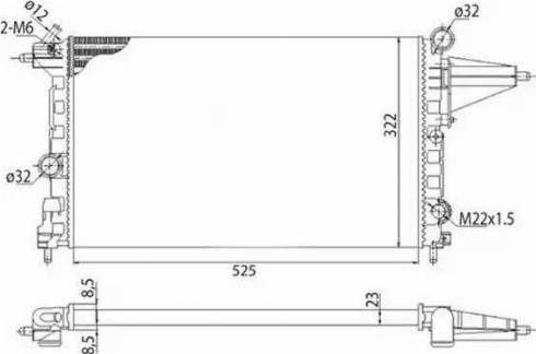 Magneti Marelli 350213501003 - Hladnjak, hladjenje motora www.molydon.hr