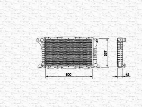 Magneti Marelli 350213512000 - Hladnjak, hladjenje motora www.molydon.hr