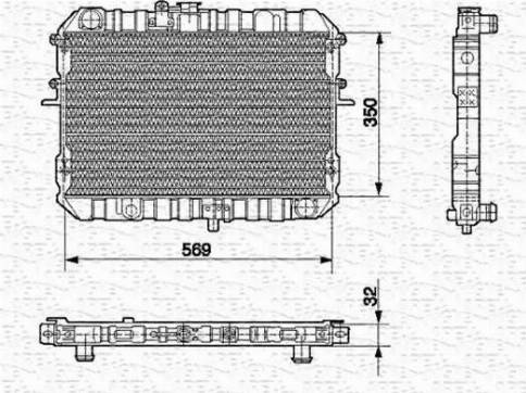 Magneti Marelli 350213517000 - Hladnjak, hladjenje motora www.molydon.hr