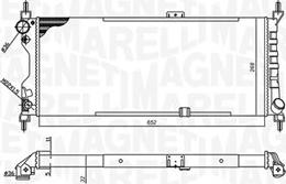 Magneti Marelli 350213588000 - Hladnjak, hladjenje motora www.molydon.hr