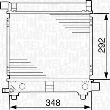 Magneti Marelli 350213535000 - Hladnjak, hladjenje motora www.molydon.hr