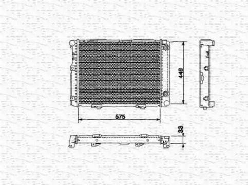 Magneti Marelli 350213533000 - Hladnjak, hladjenje motora www.molydon.hr