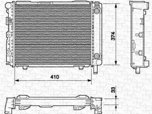 Magneti Marelli 350213537000 - Hladnjak, hladjenje motora www.molydon.hr