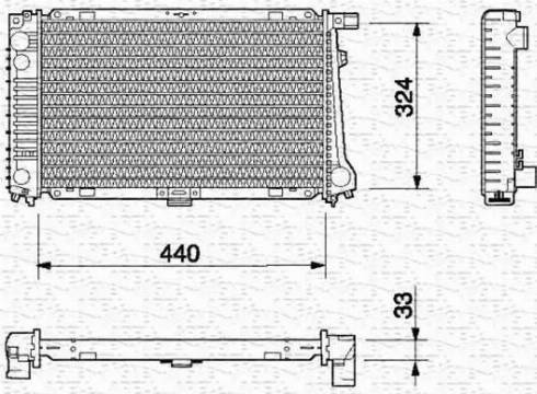 Magneti Marelli 350213695000 - Hladnjak, hladjenje motora www.molydon.hr