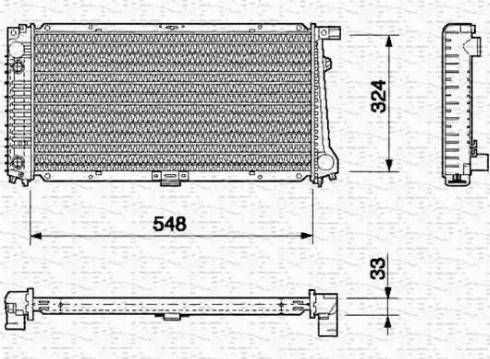 Magneti Marelli 350213698000 - Hladnjak, hladjenje motora www.molydon.hr