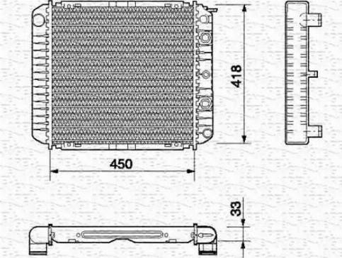 Magneti Marelli 350213659000 - Hladnjak, hladjenje motora www.molydon.hr