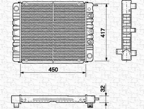 Magneti Marelli 350213664000 - Hladnjak, hladjenje motora www.molydon.hr