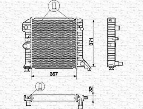 Magneti Marelli 350213662000 - Hladnjak, hladjenje motora www.molydon.hr